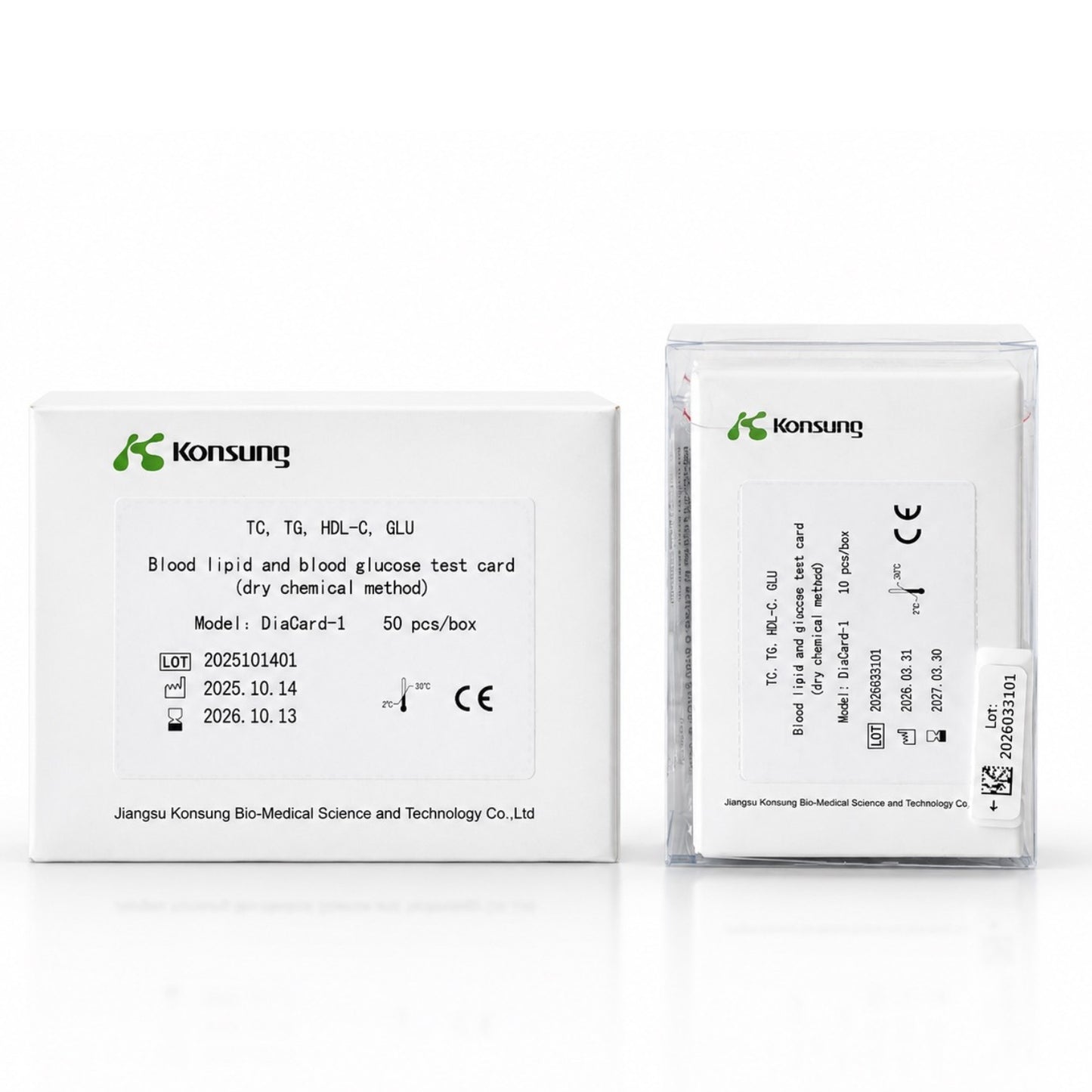Konsung Lipid Panel + Glucose Test Kit